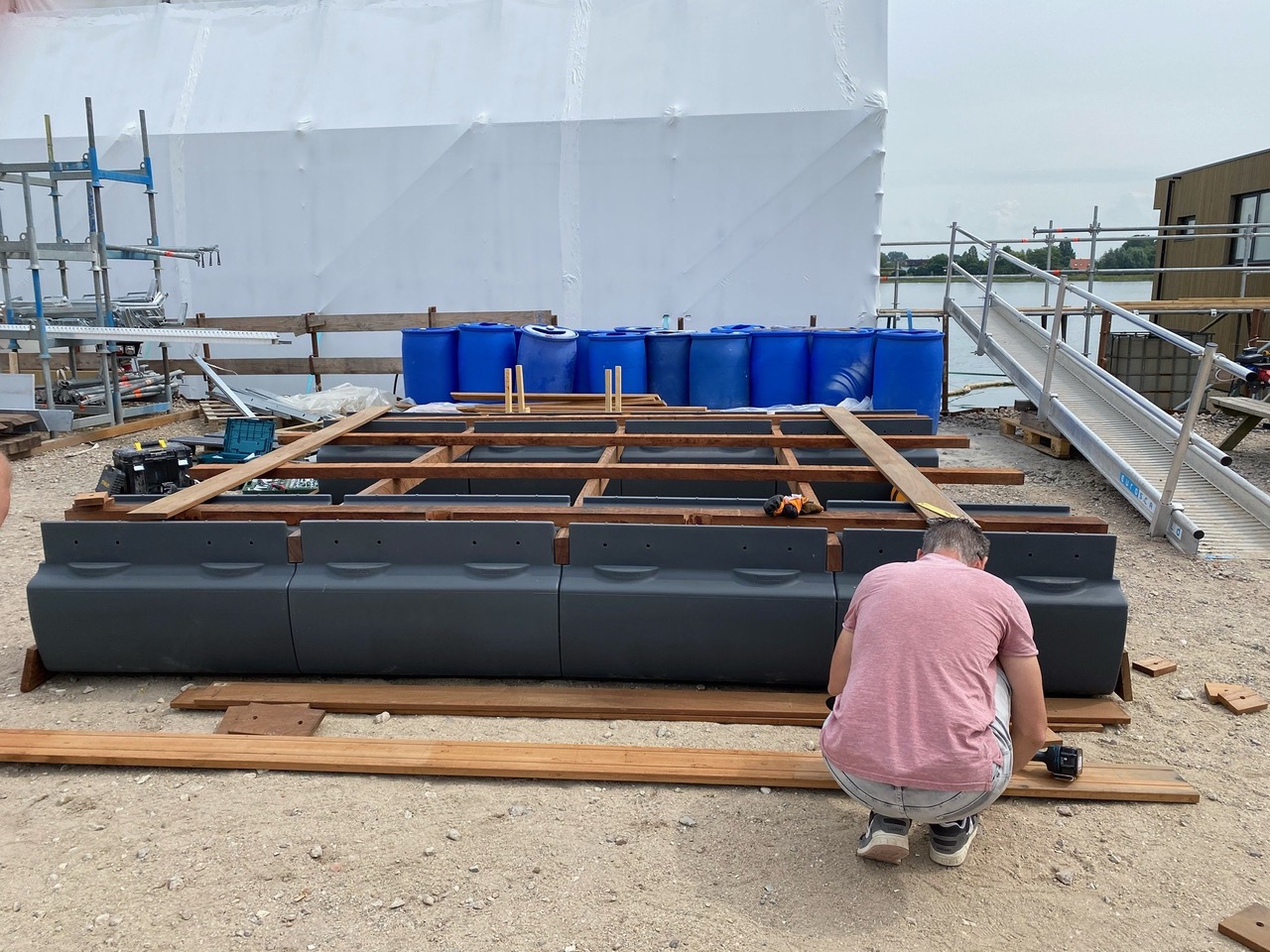 Test Floatlands Drijvers